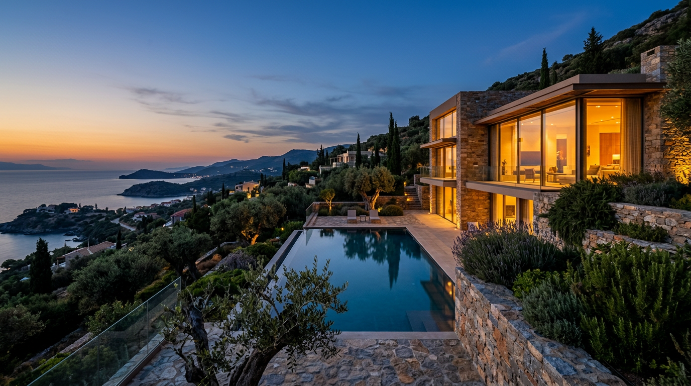 Villa Cobre aerial view